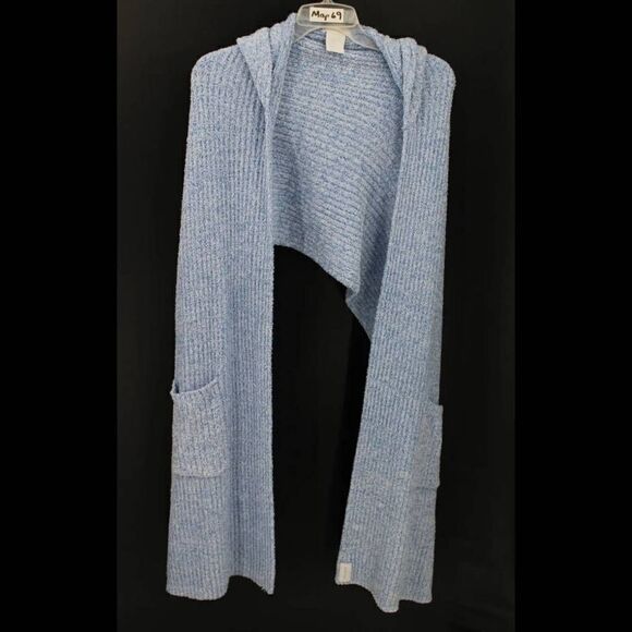 Softies Marshmallow By Paddi Murphy Womens Hooded Scarf One Size Caribbean Blue - Picture 1 of 8